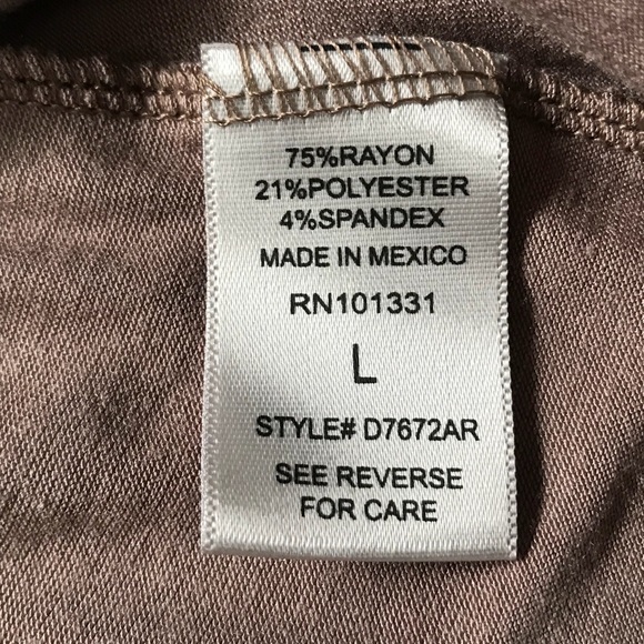 💜💜CHAROLETTE RUSSE LIGHT BROWN LONG SLEEVE DRESS - Picture 5 of 5